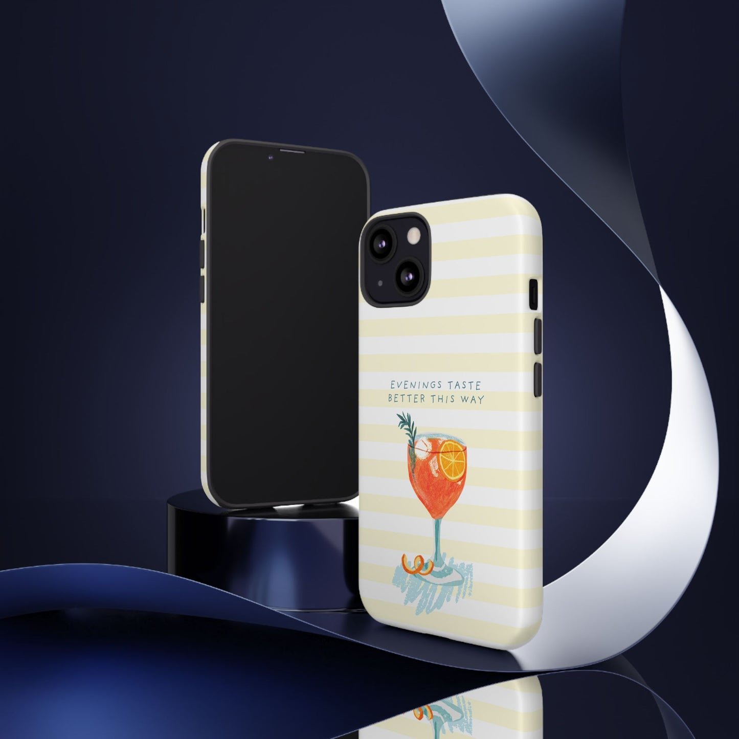 Phone Case — 'Evenings Taste Better This Way' Cocktail Design