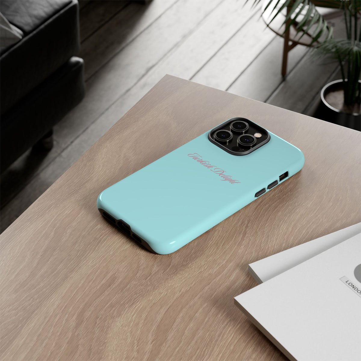 Turquoise 'Turkish Delight' Tough Phone Case — Slim Protective iPhone Case
