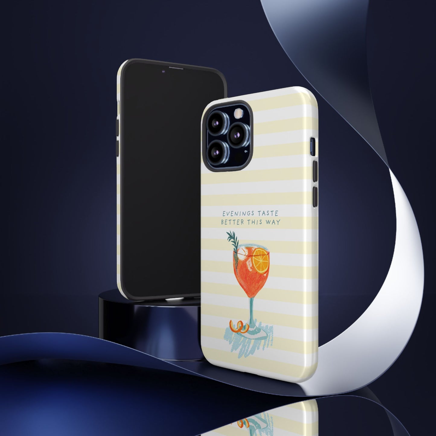 Phone Case — 'Evenings Taste Better This Way' Cocktail Design
