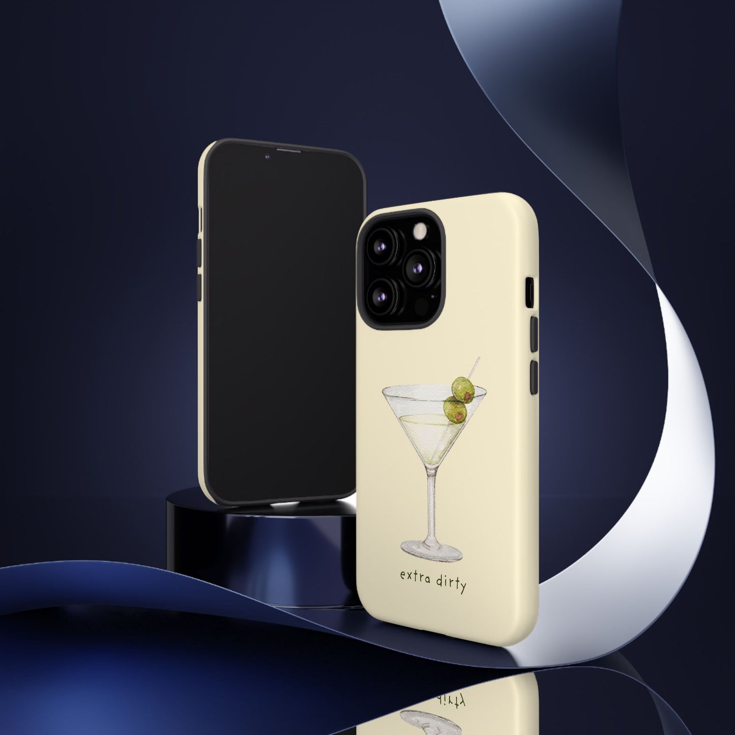 Phone Case — 'Extra Dirty' Martini Graphic
