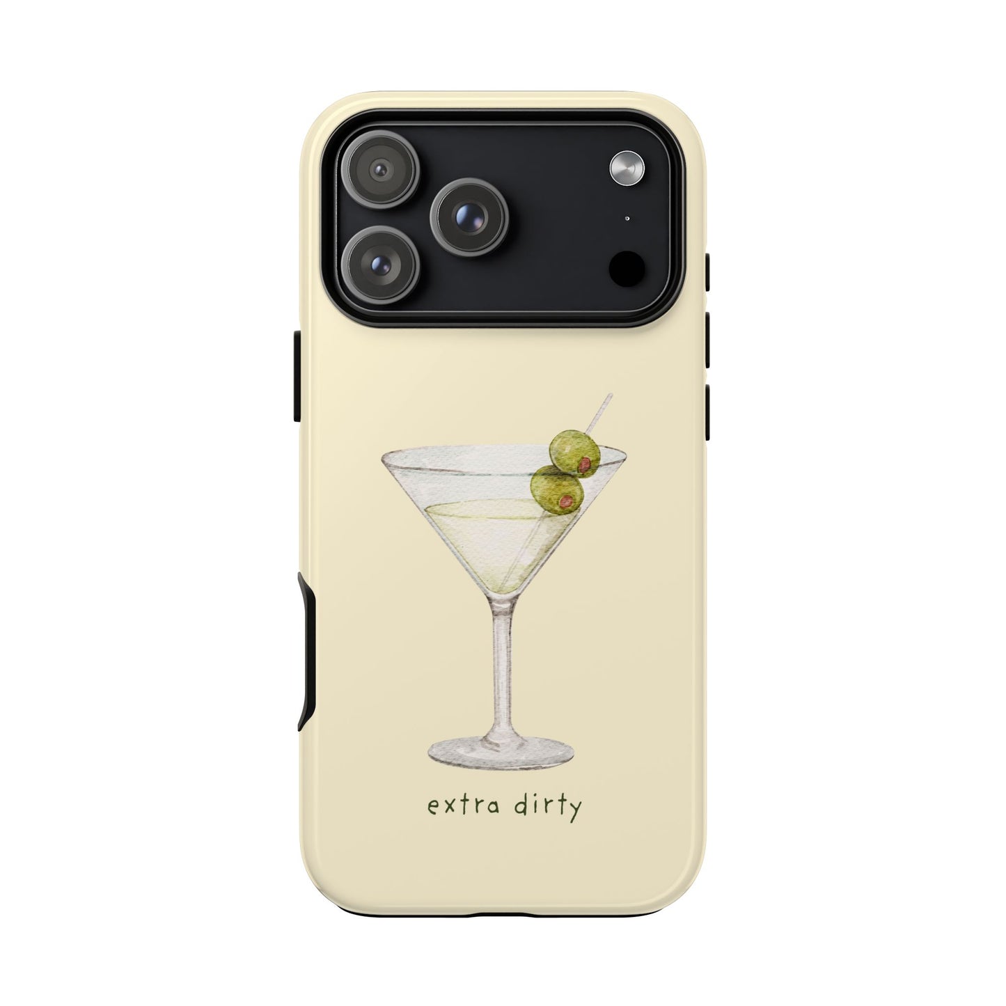 Phone Case — 'Extra Dirty' Martini Graphic