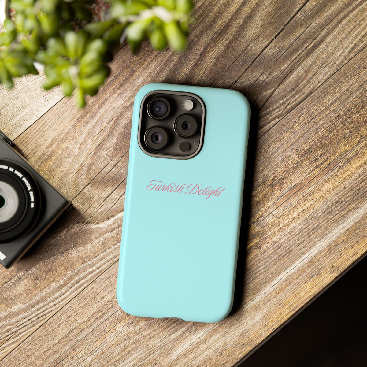 Turquoise 'Turkish Delight' Tough Phone Case — Slim Protective iPhone Case