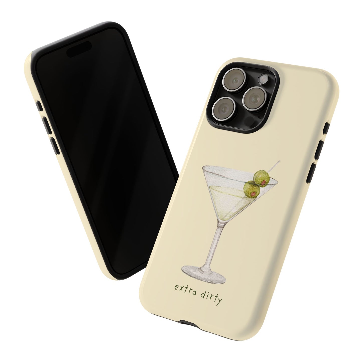 Phone Case — 'Extra Dirty' Martini Graphic