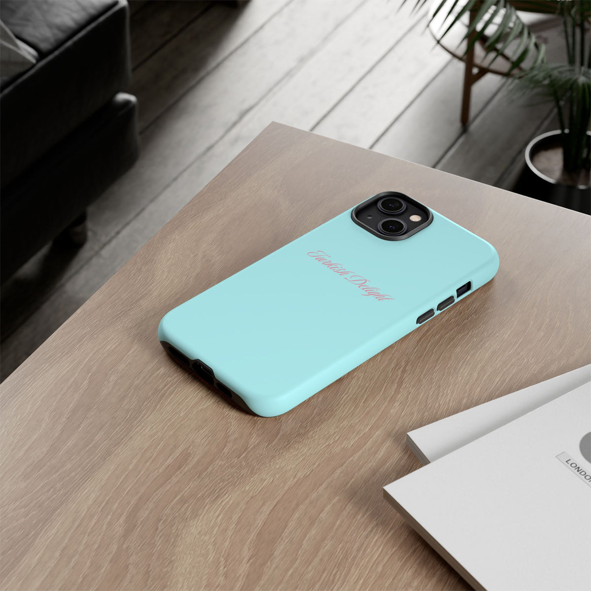 Turquoise 'Turkish Delight' Tough Phone Case — Slim Protective iPhone Case