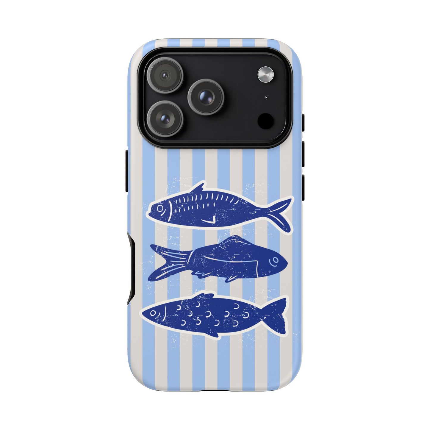 Nautical Blue Fish Phone Case