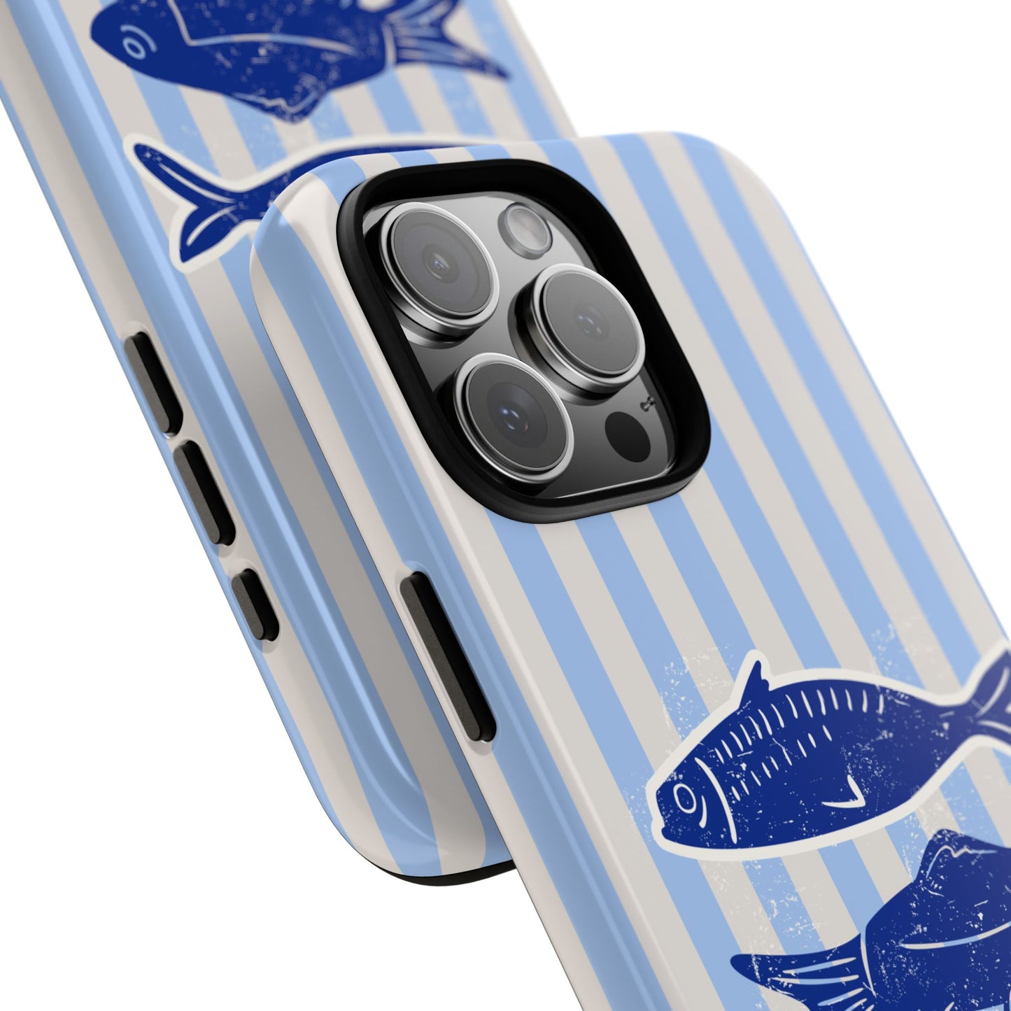 Nautical Blue Fish Phone Case