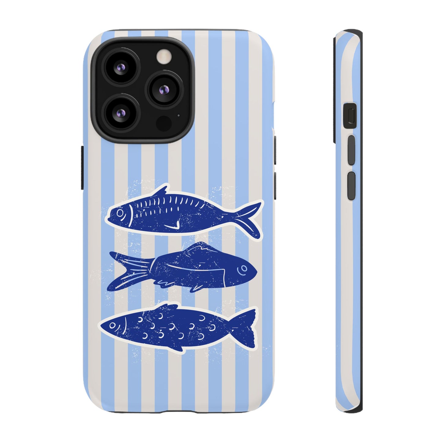 Nautical Blue Fish Phone Case