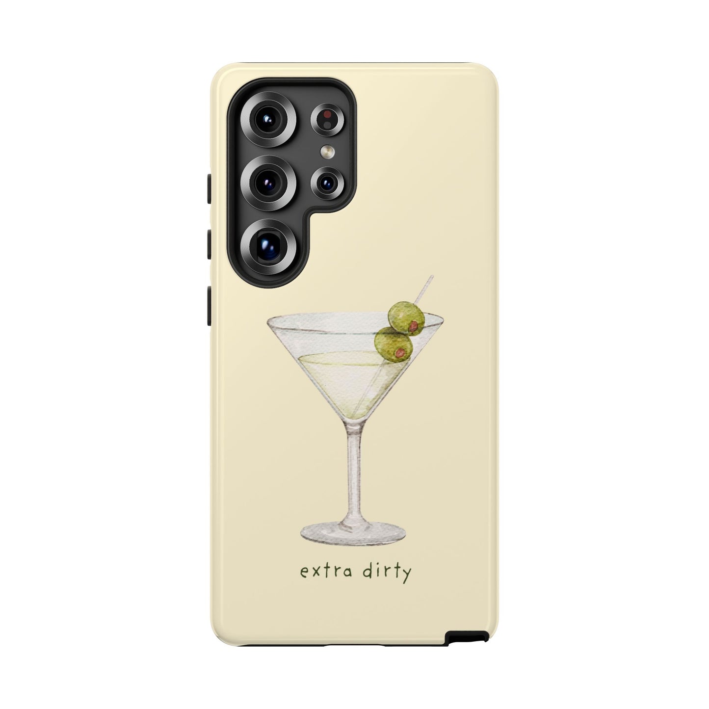 Phone Case — 'Extra Dirty' Martini Graphic