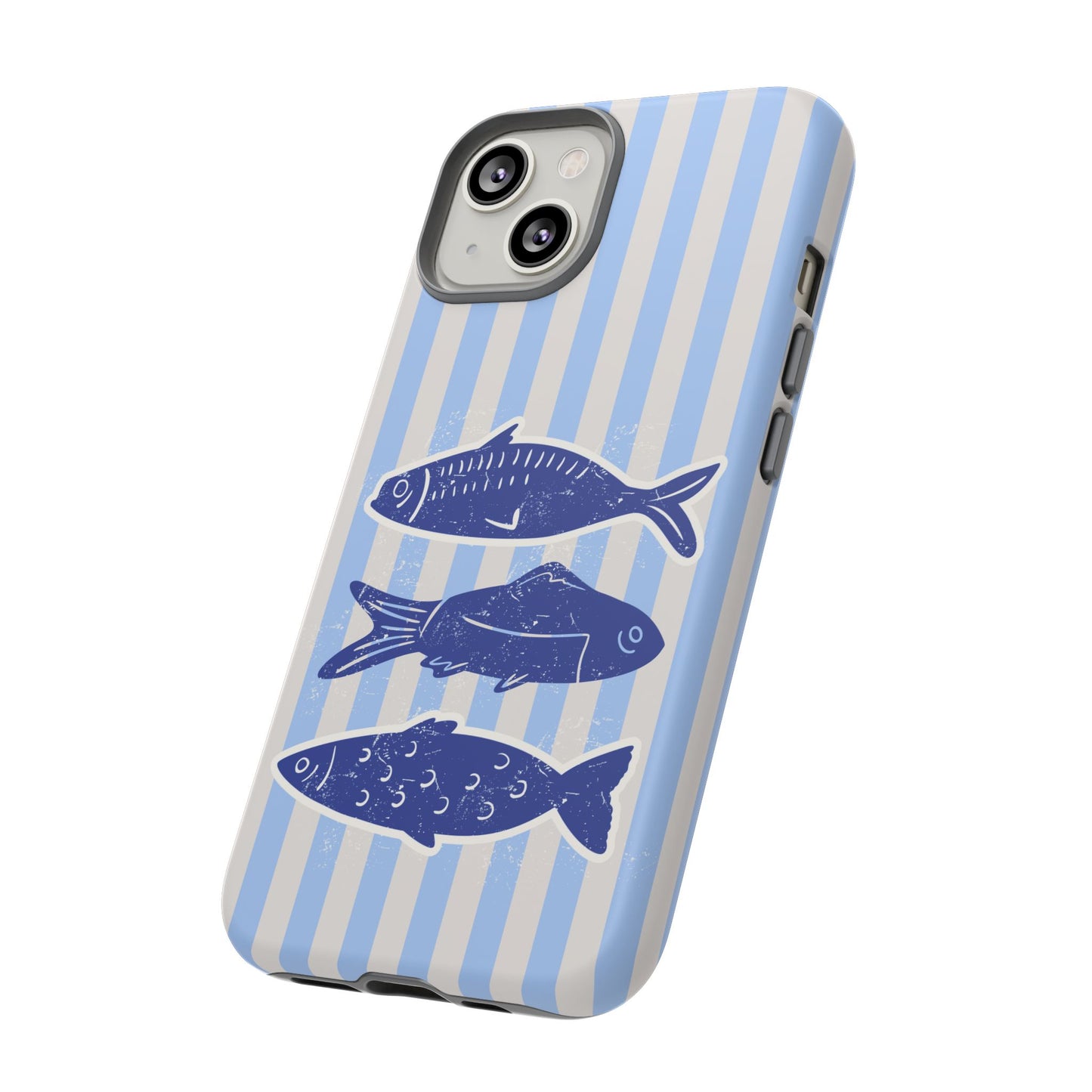 Nautical Blue Fish Phone Case