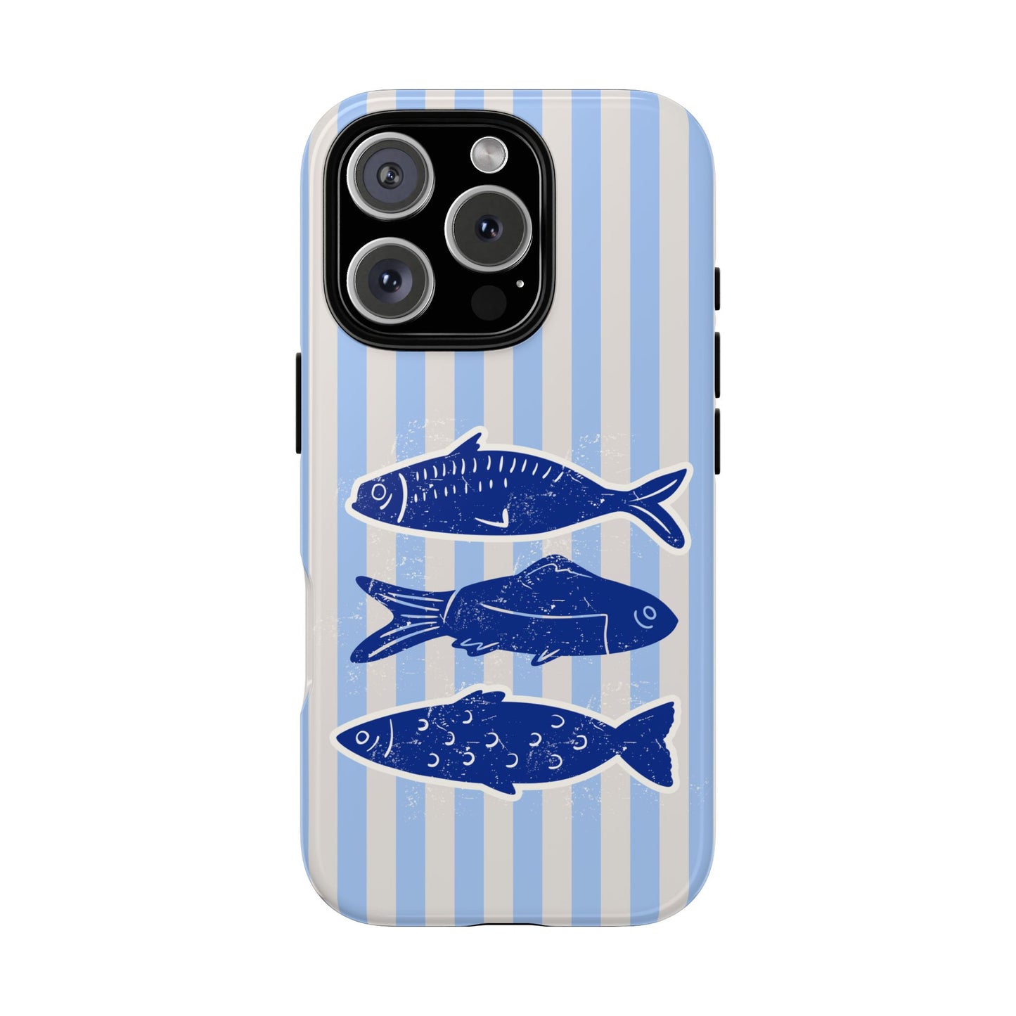 Nautical Blue Fish Phone Case