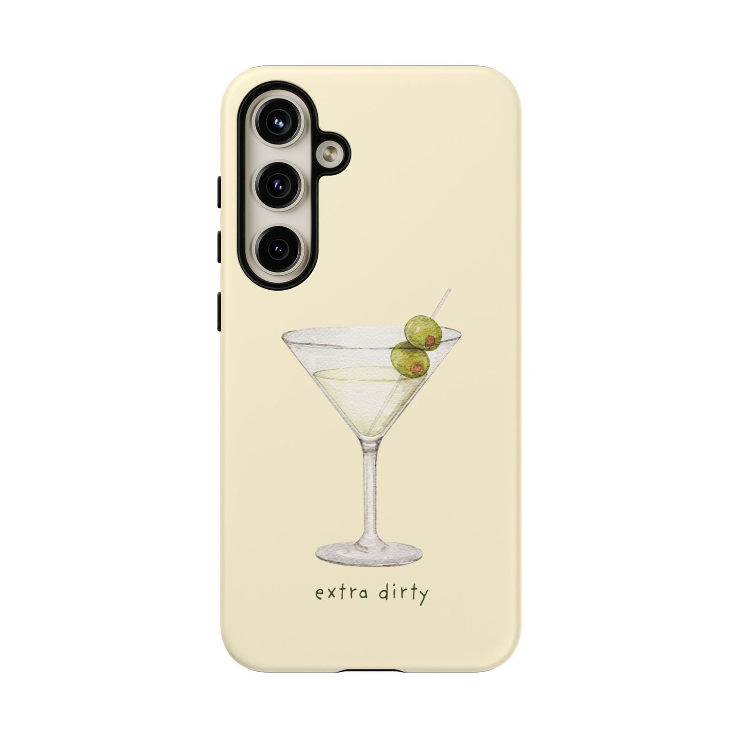 Phone Case — 'Extra Dirty' Martini Graphic
