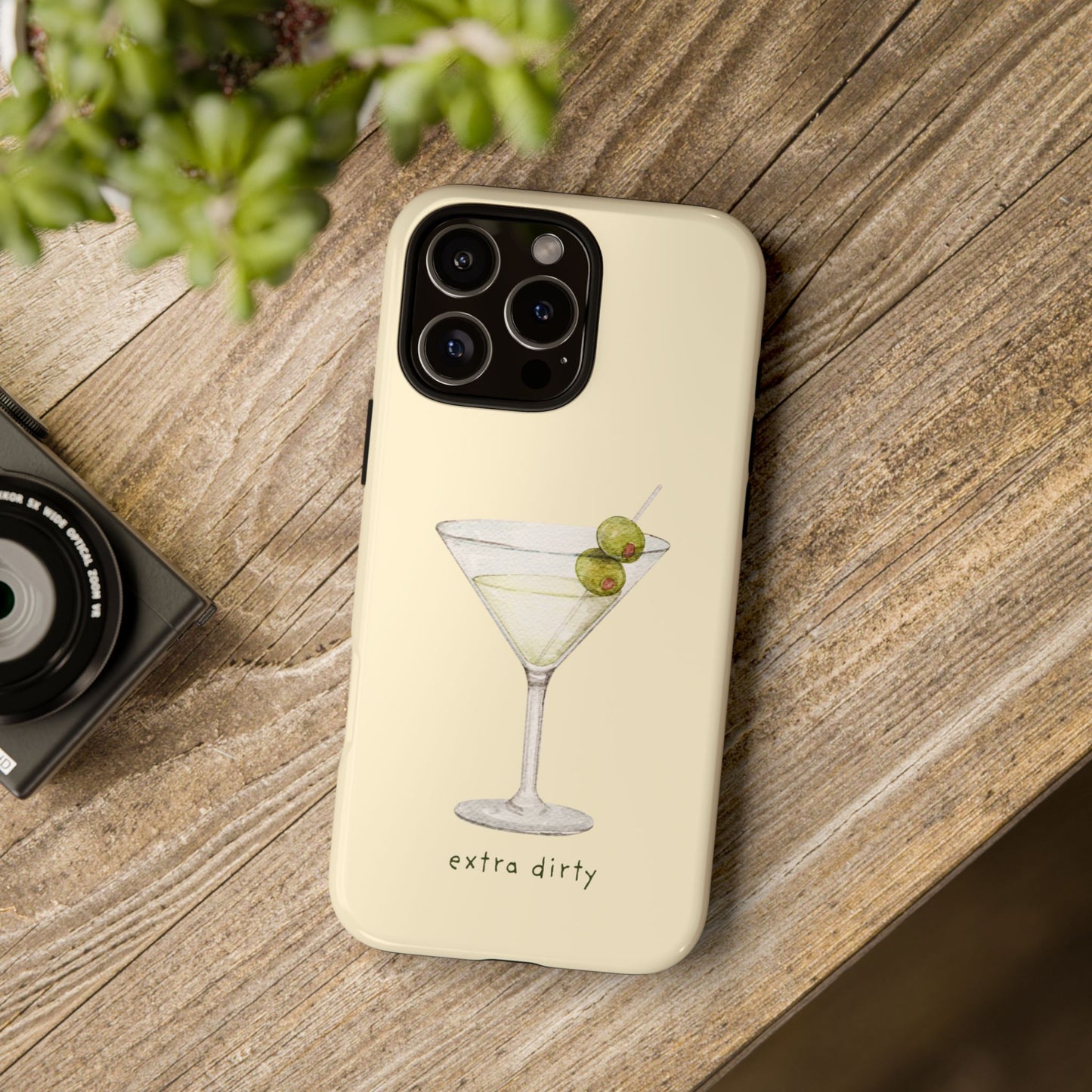 Phone Case — 'Extra Dirty' Martini Graphic