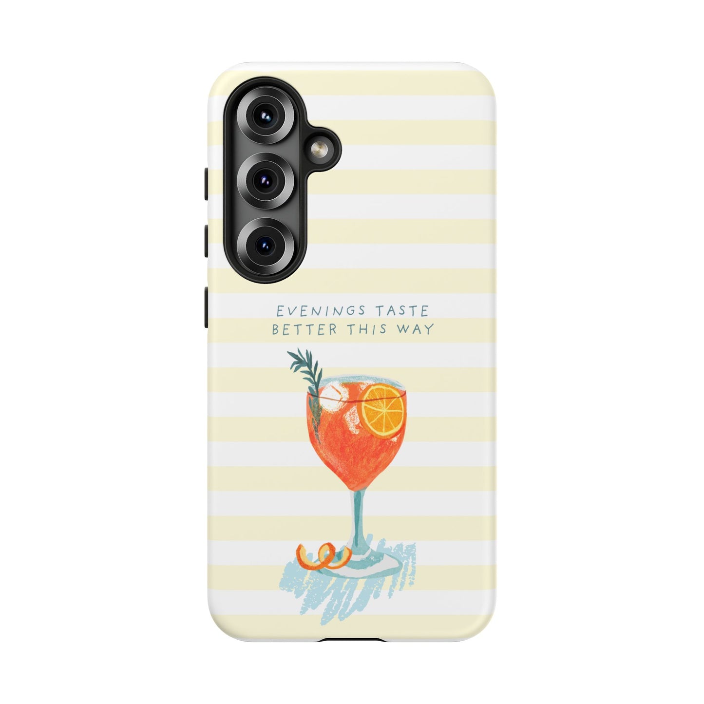 Phone Case — 'Evenings Taste Better This Way' Cocktail Design