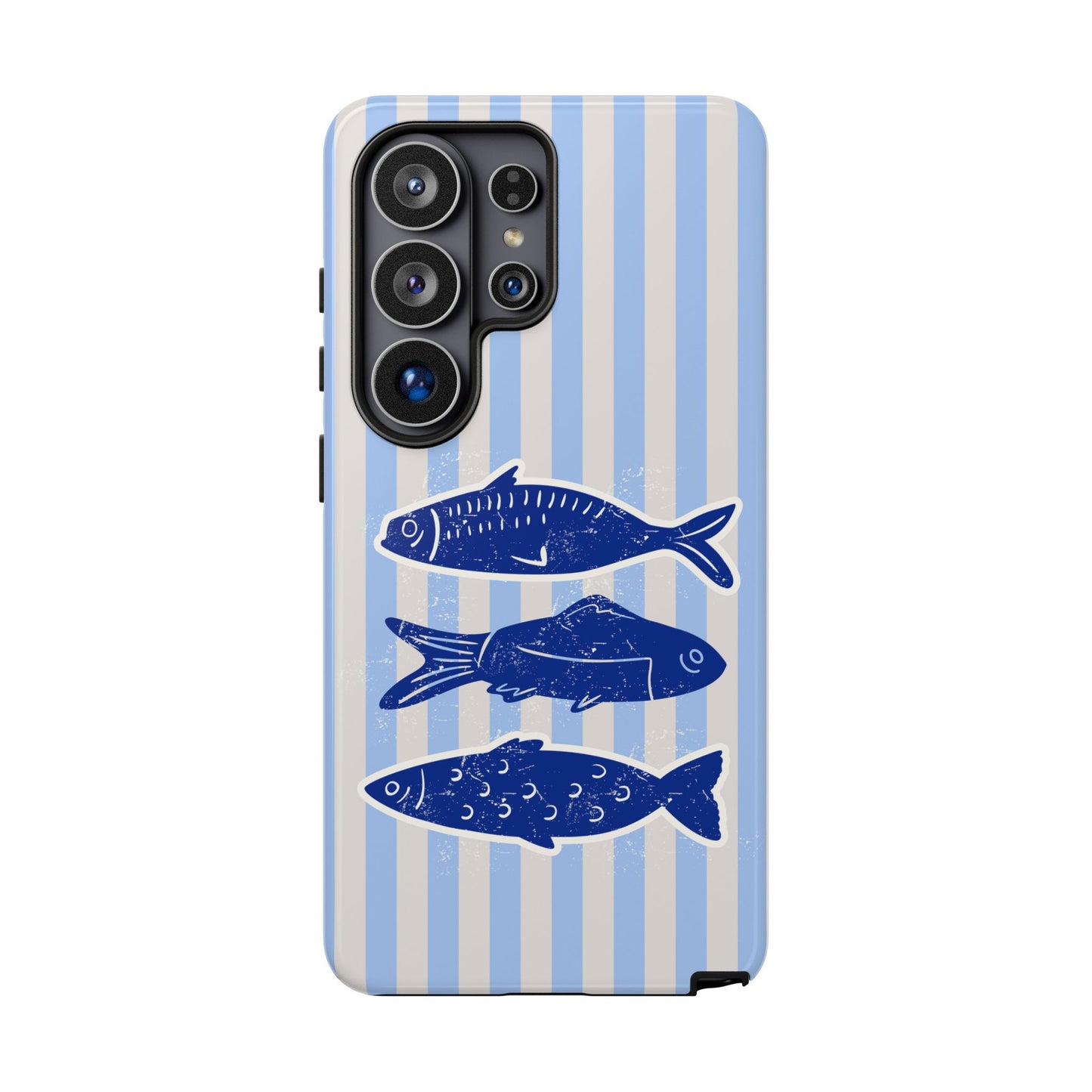 Nautical Blue Fish Phone Case