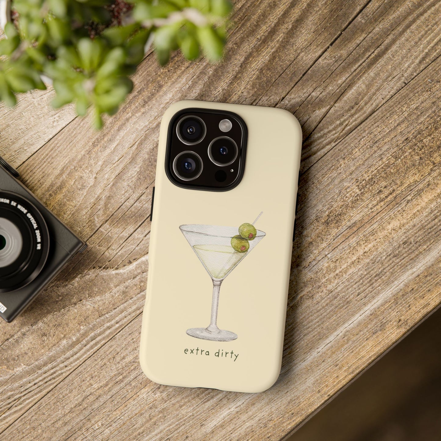 Phone Case — 'Extra Dirty' Martini Graphic