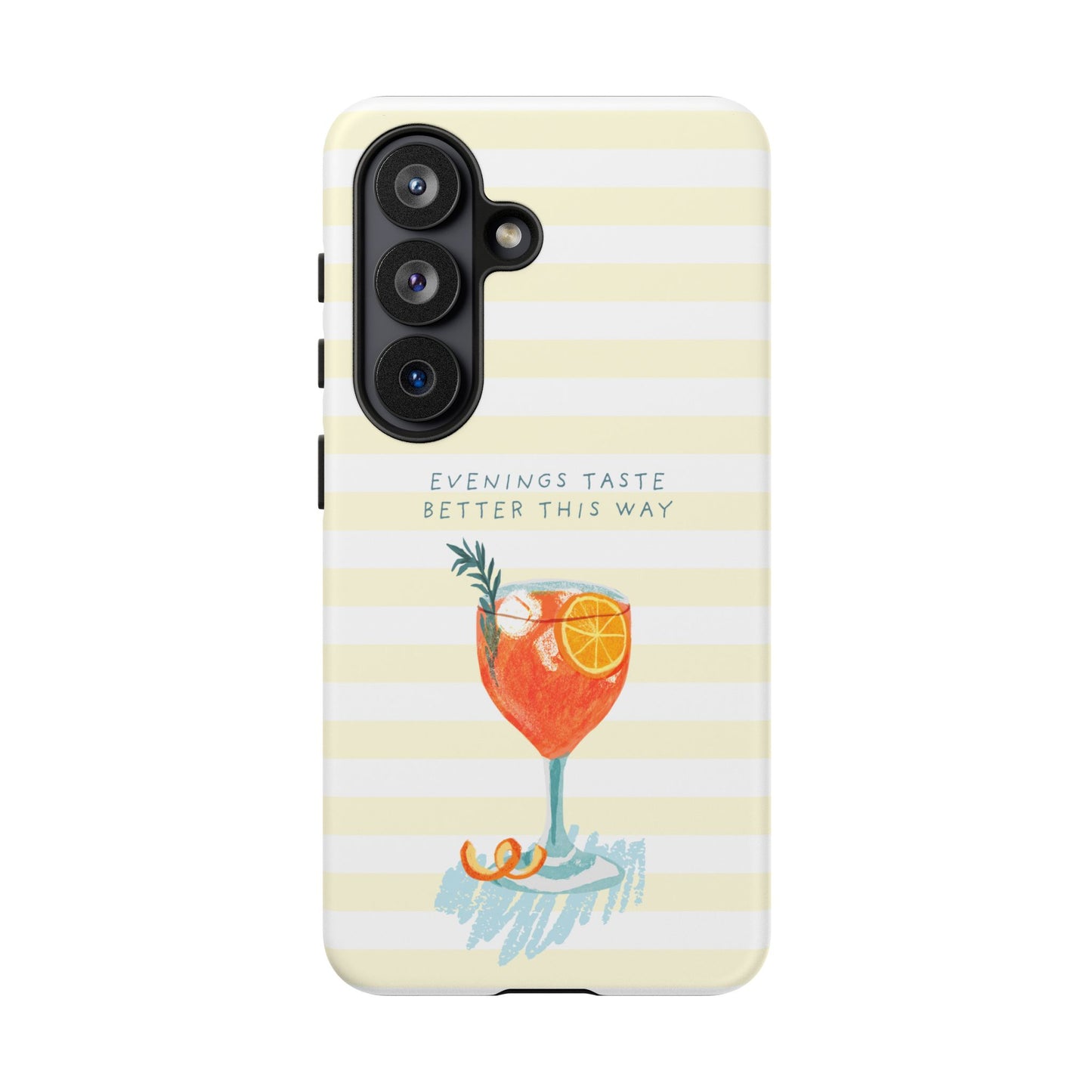 Phone Case — 'Evenings Taste Better This Way' Cocktail Design