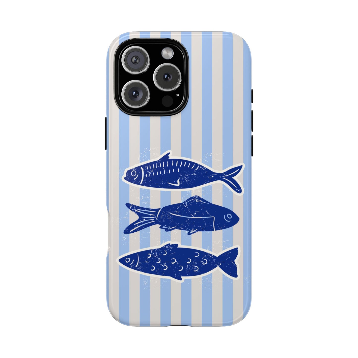 Nautical Blue Fish Phone Case