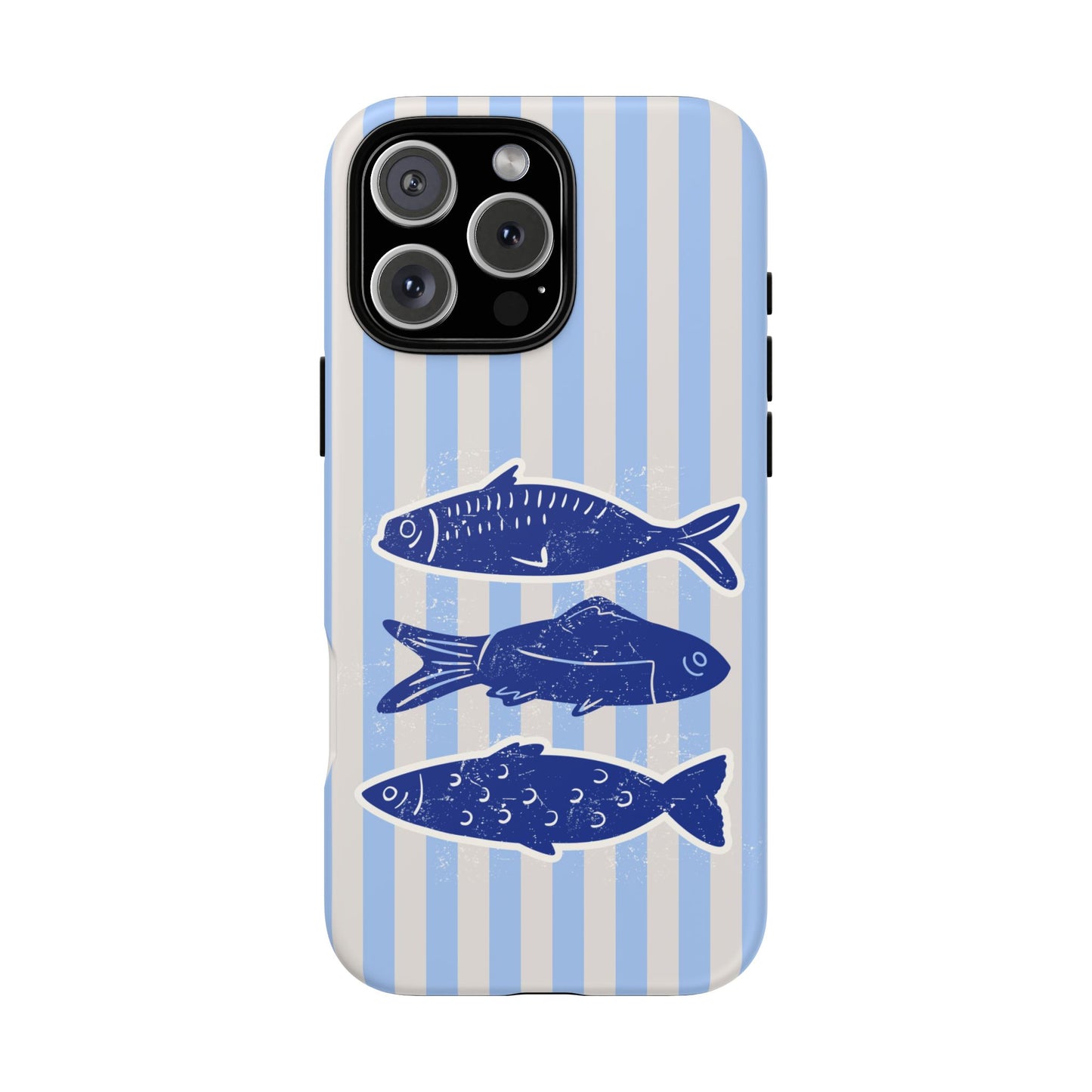 Nautical Blue Fish Phone Case