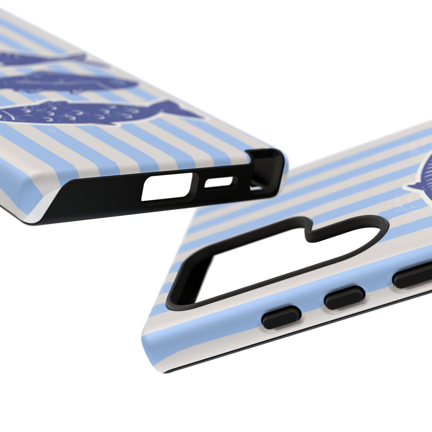 Nautical Blue Fish Phone Case