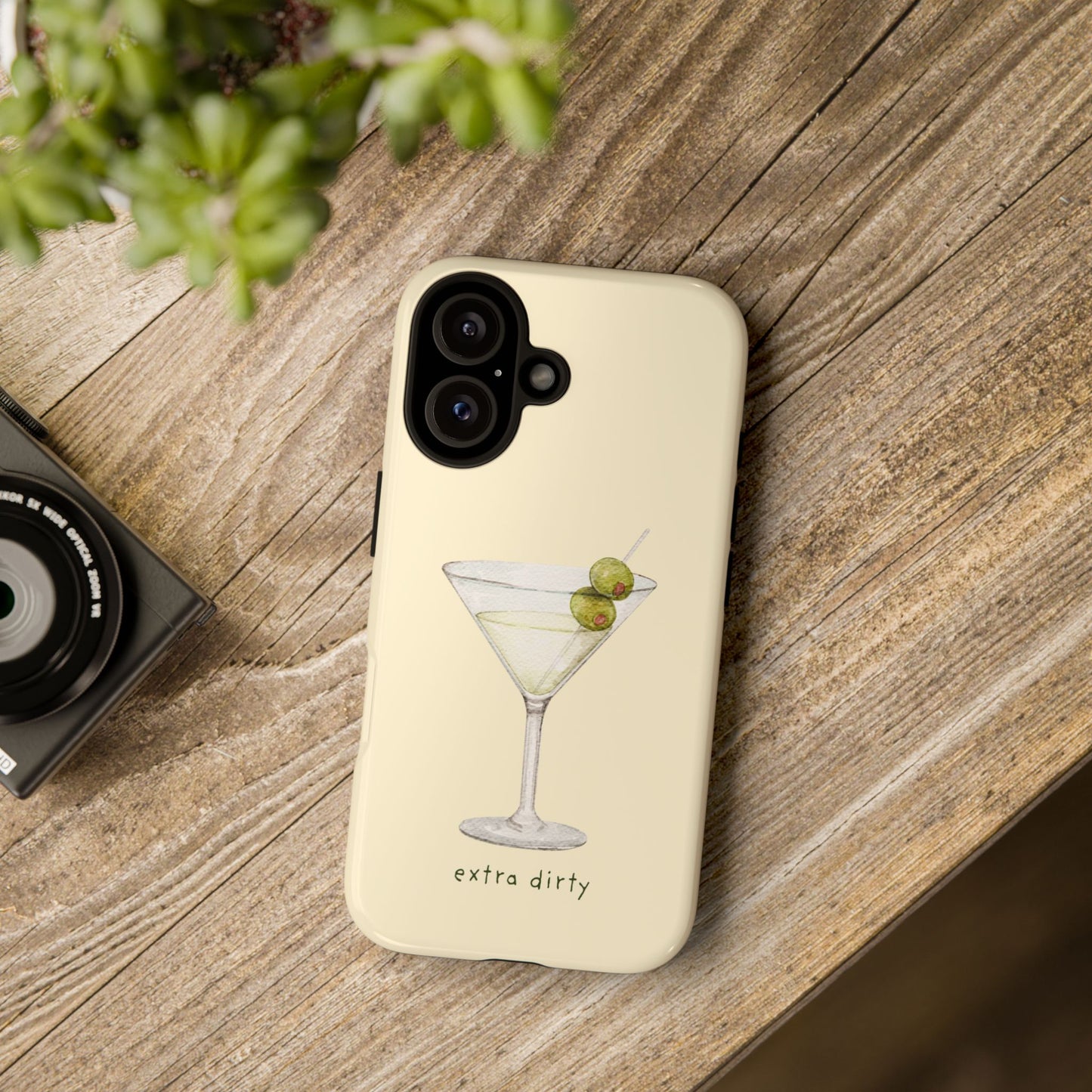 Phone Case — 'Extra Dirty' Martini Graphic