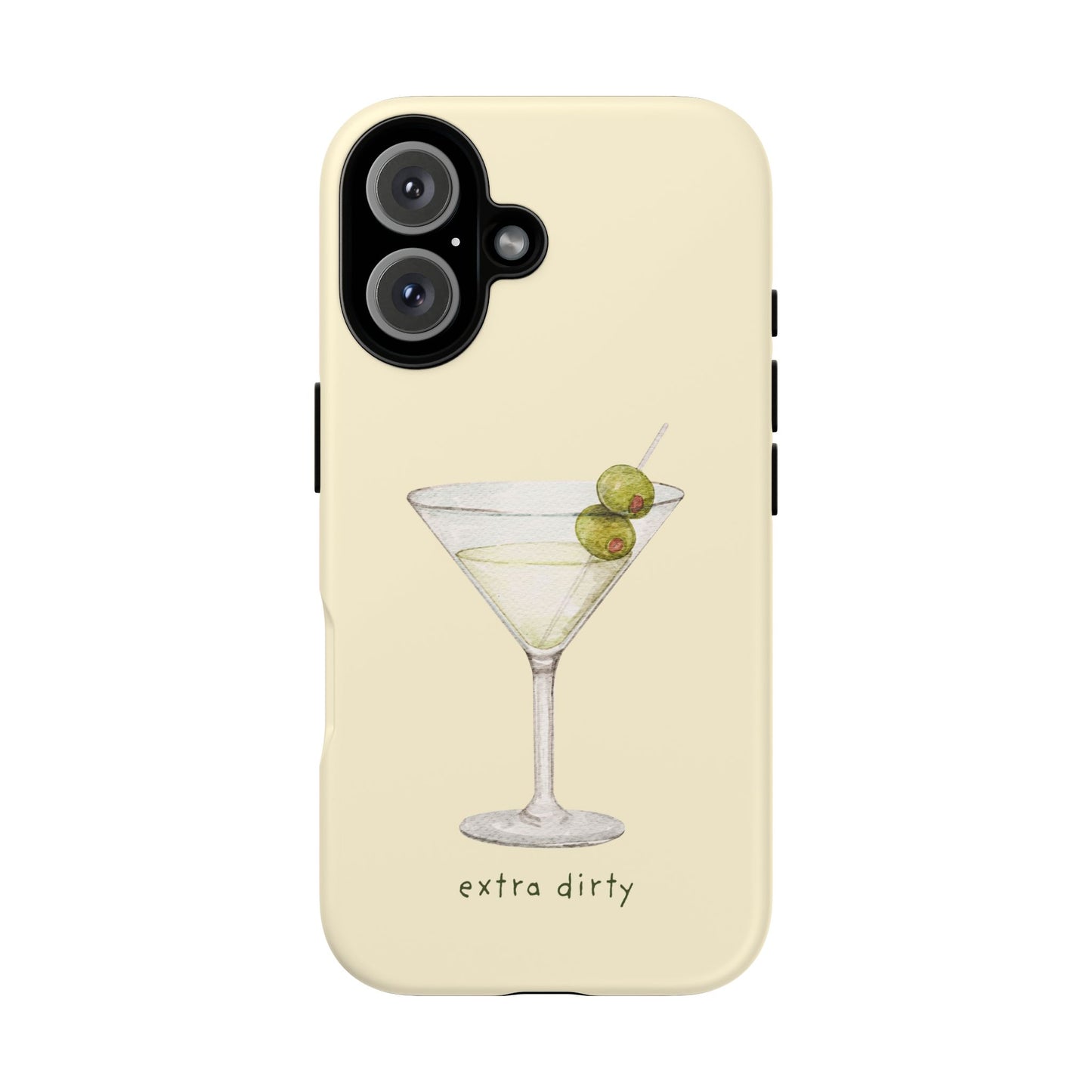 Phone Case — 'Extra Dirty' Martini Graphic