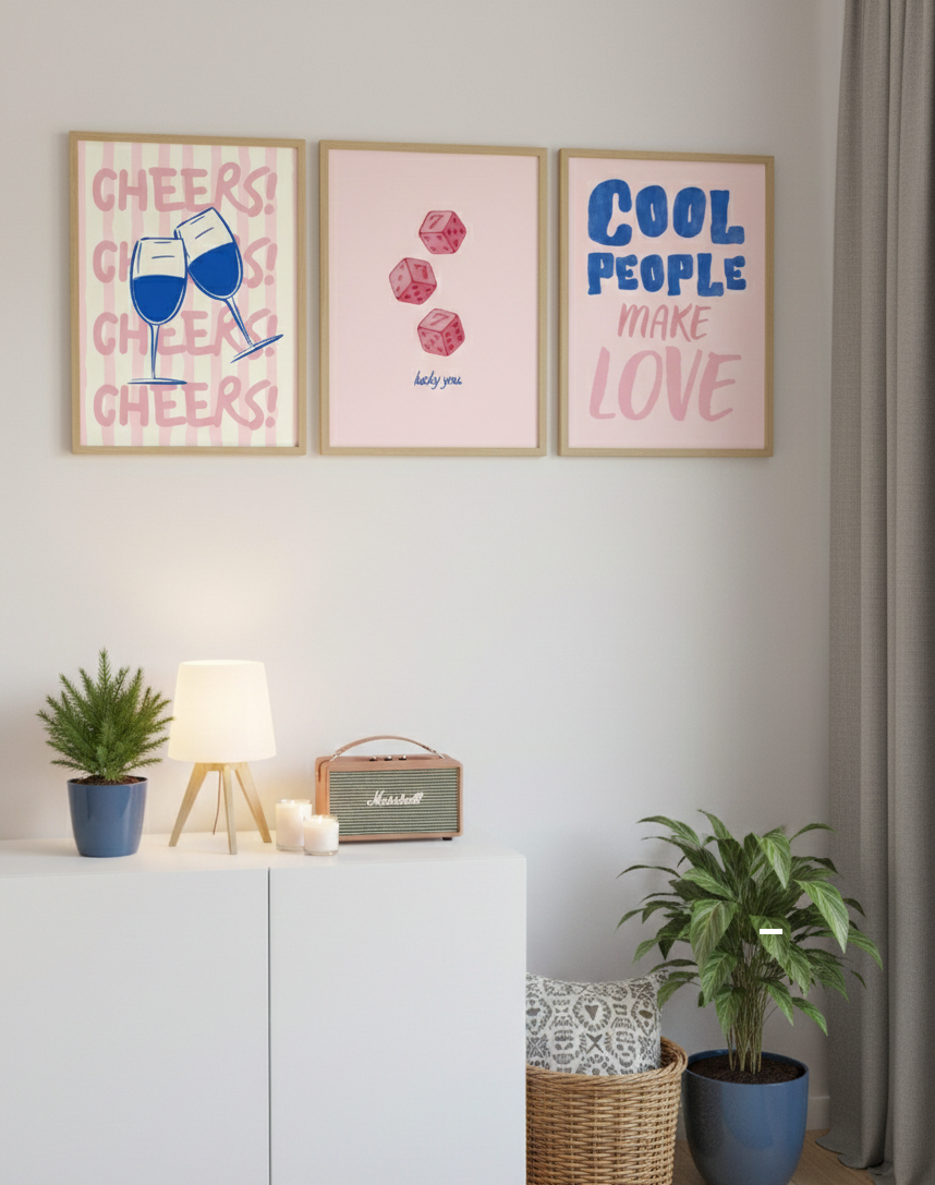 "Cool People Make Love" Poster