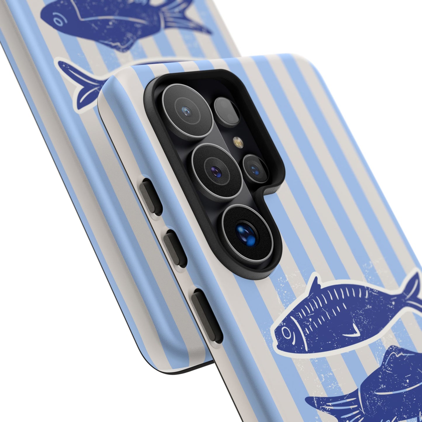 Nautical Blue Fish Phone Case