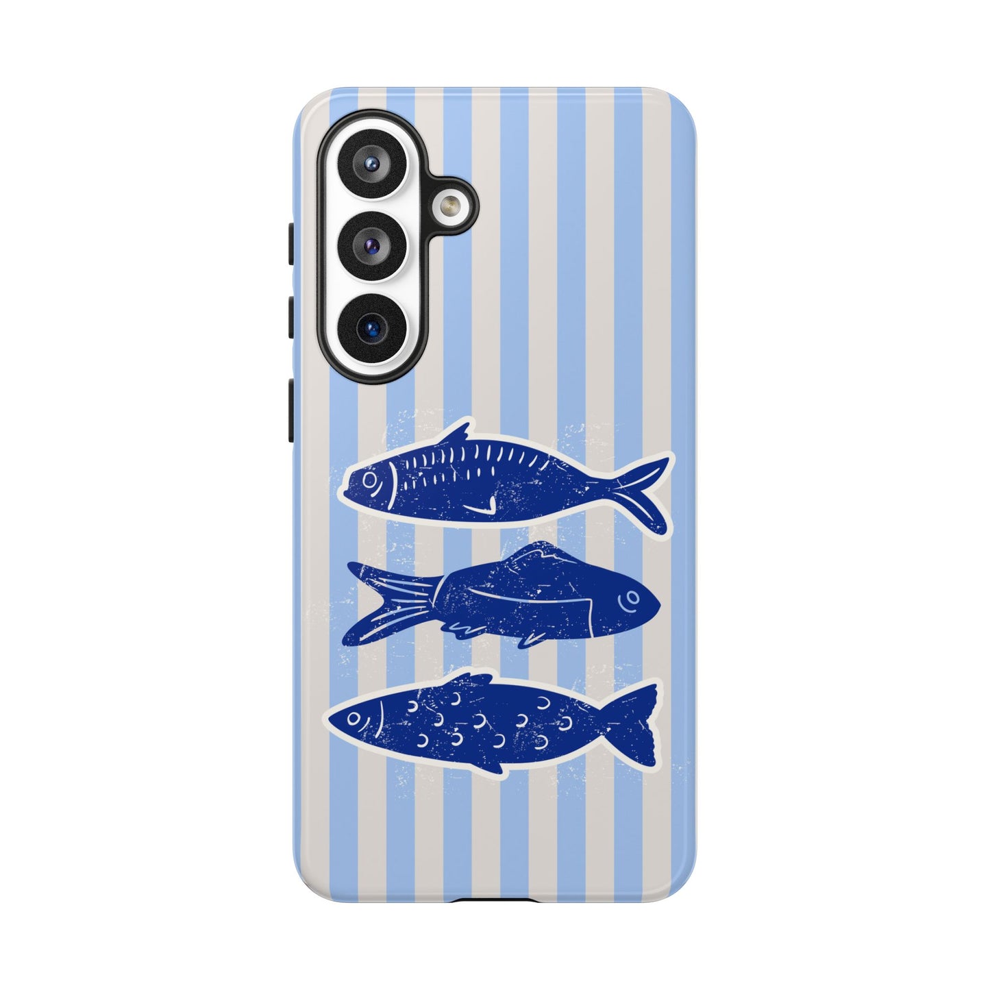 Nautical Blue Fish Phone Case