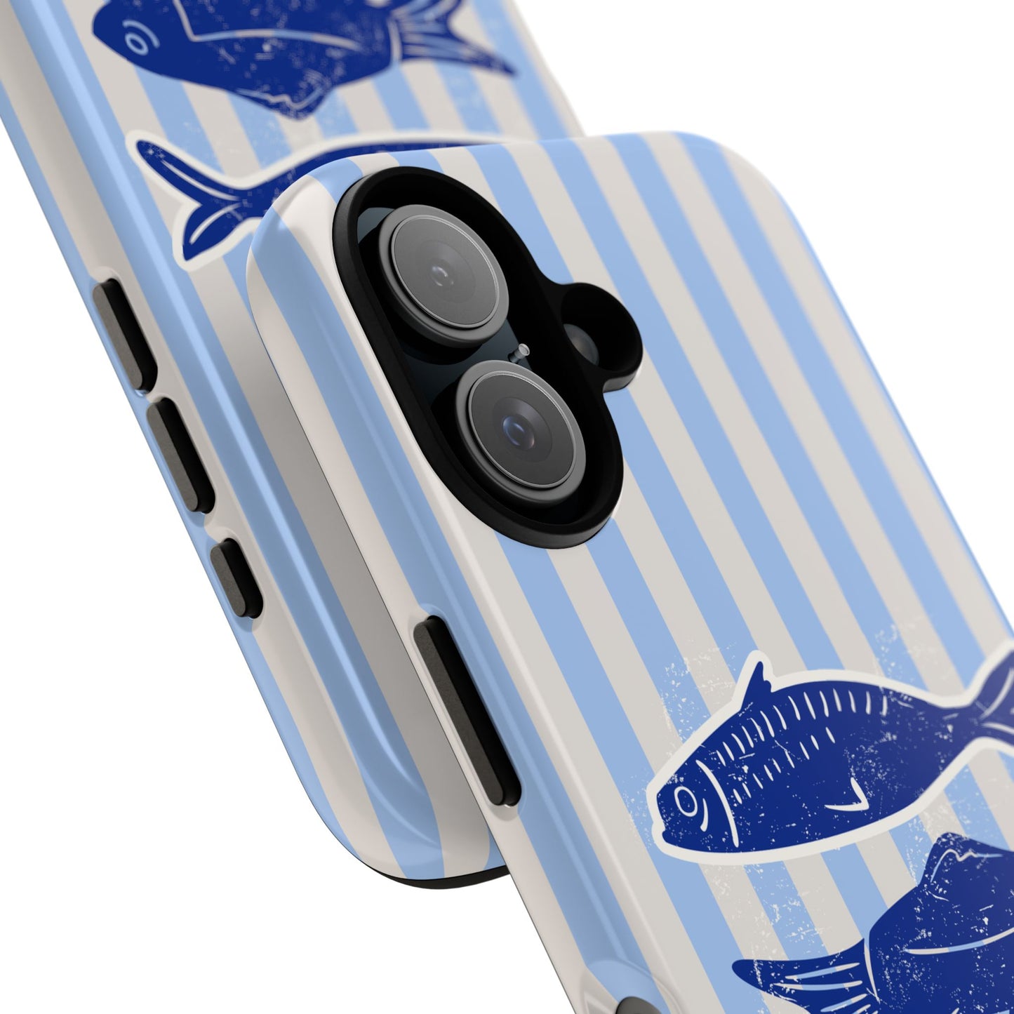 Nautical Blue Fish Phone Case