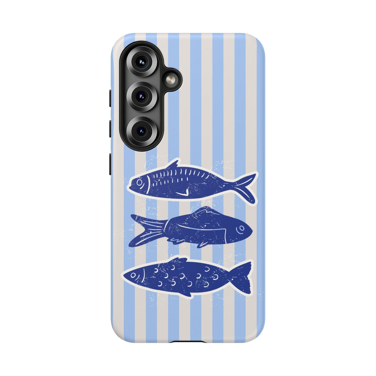 Nautical Blue Fish Phone Case