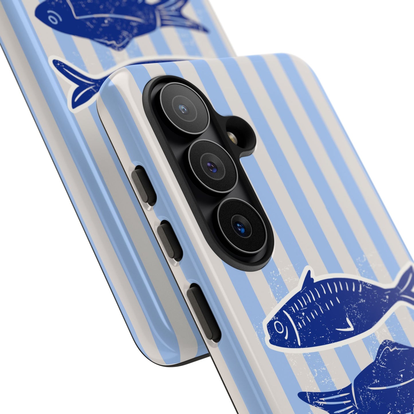 Nautical Blue Fish Phone Case