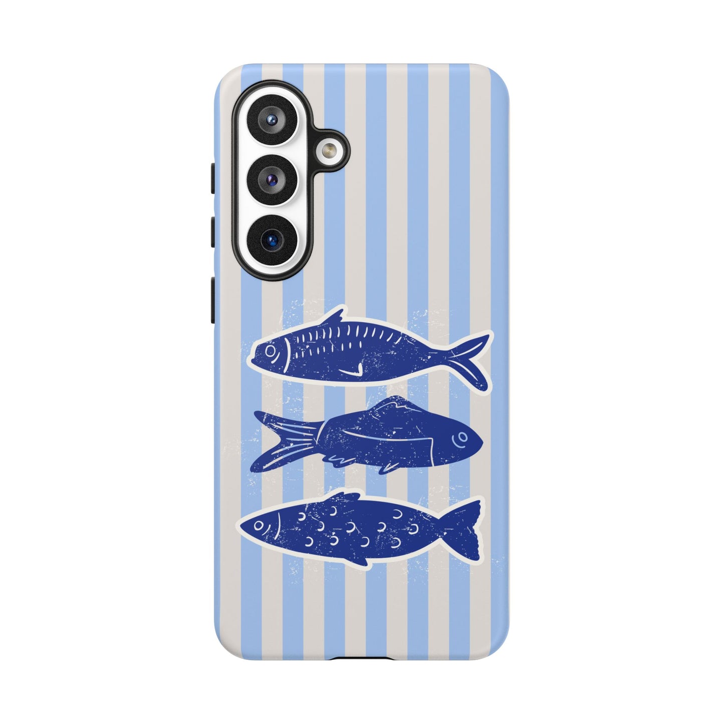 Nautical Blue Fish Phone Case