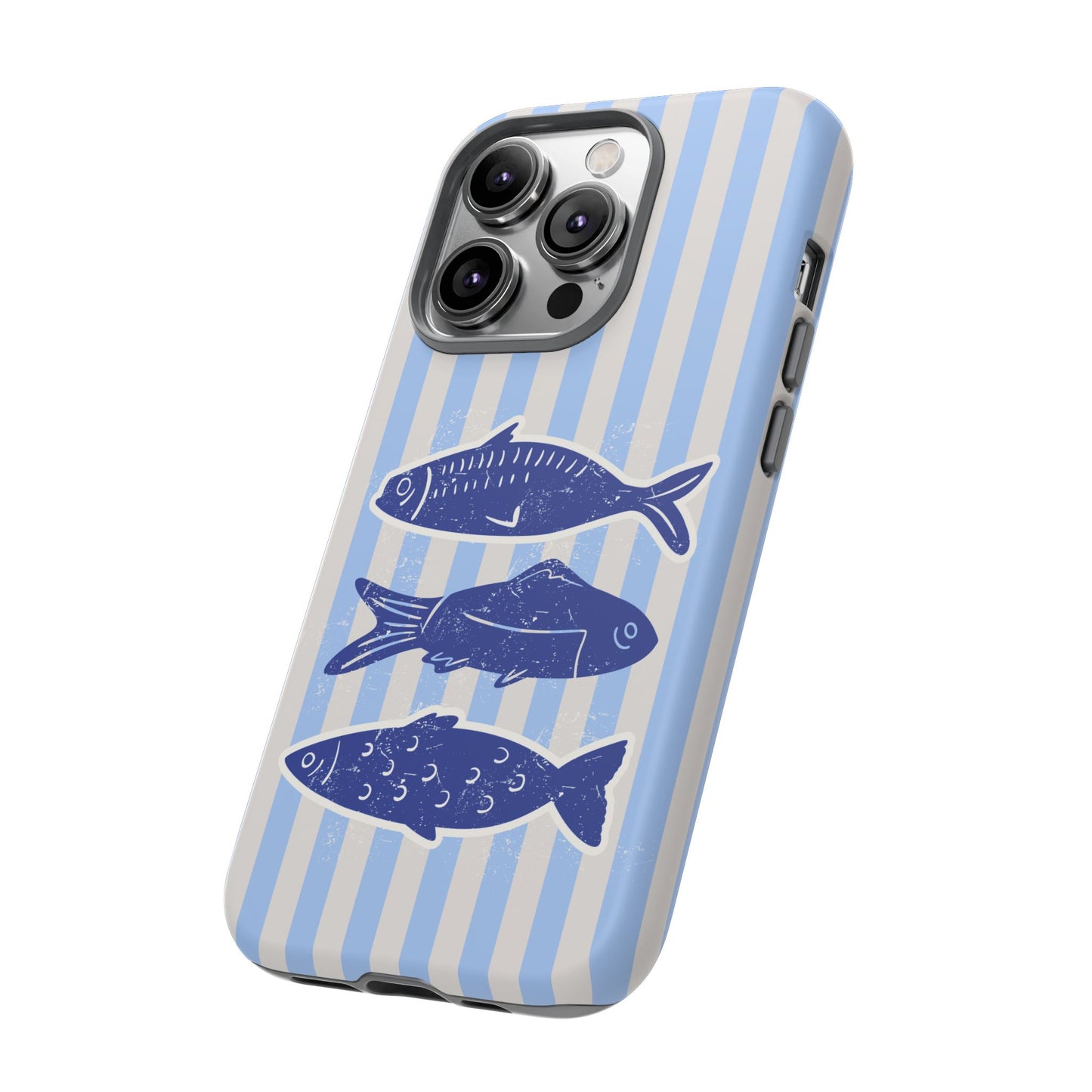Nautical Blue Fish Phone Case