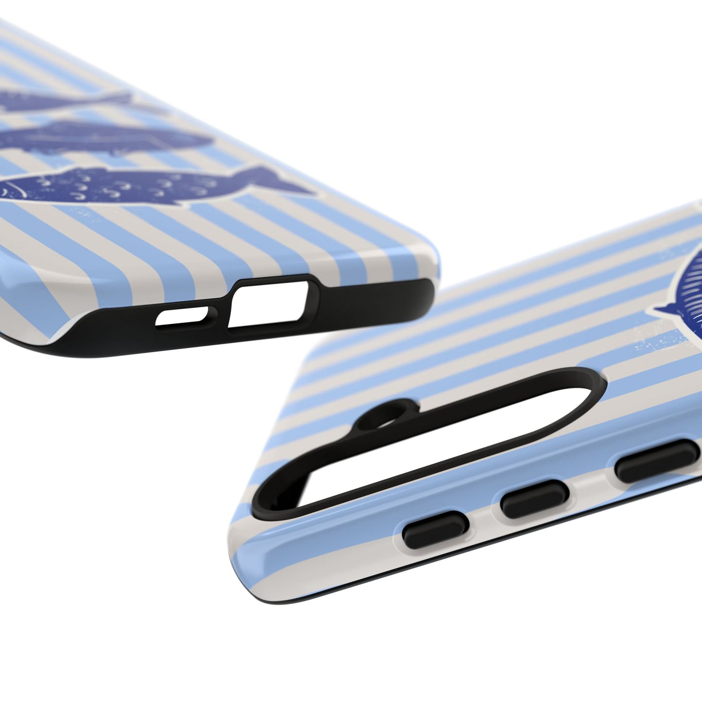Nautical Blue Fish Phone Case