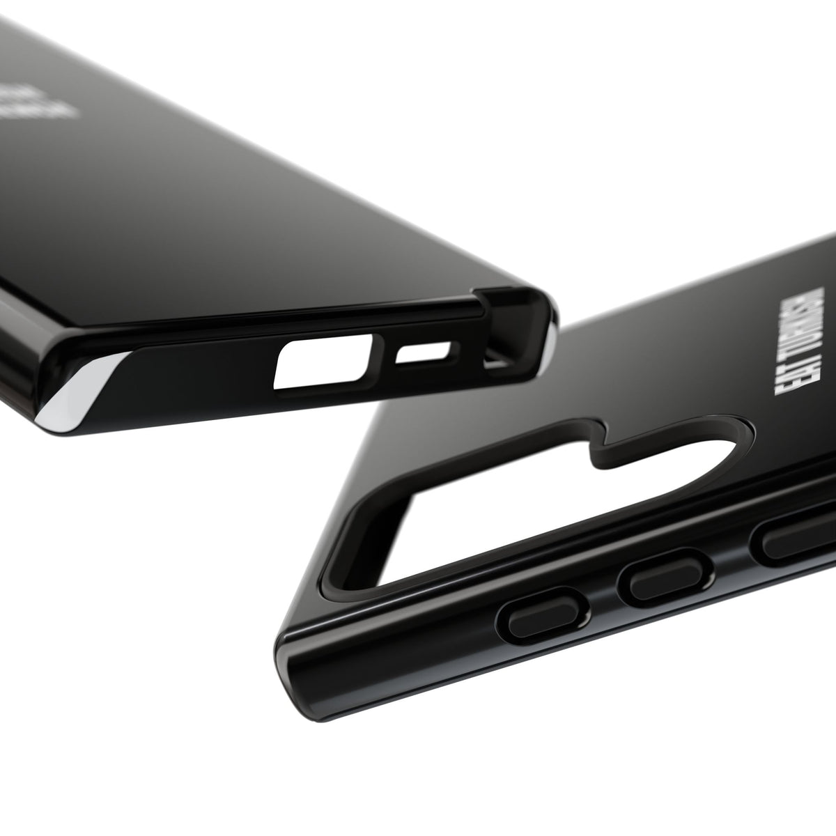 Tough Case – "Eat Turkish Kiss French" Black Protective Phone Case
