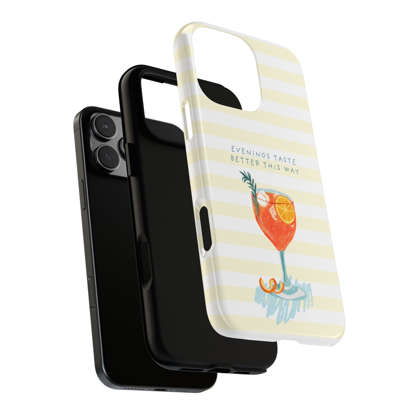 Phone Case — 'Evenings Taste Better This Way' Cocktail Design