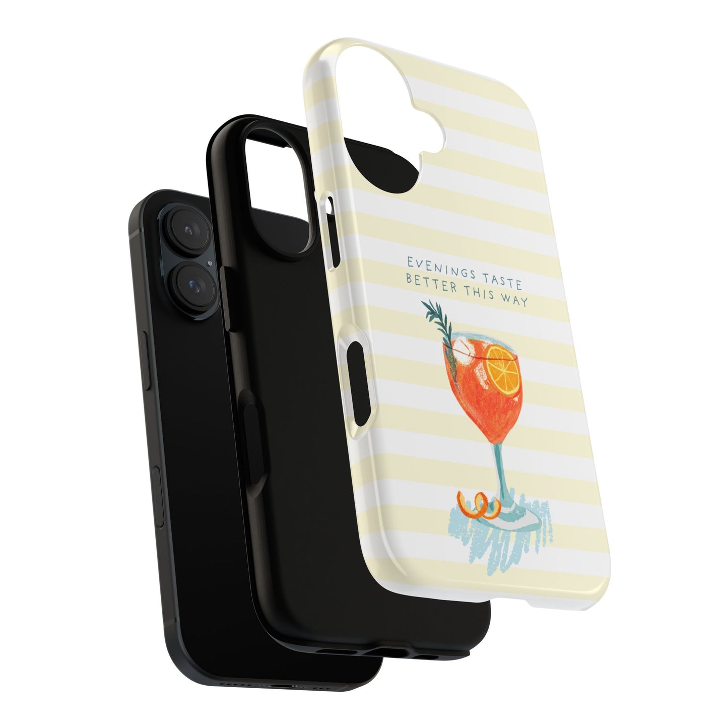 Phone Case — 'Evenings Taste Better This Way' Cocktail Design