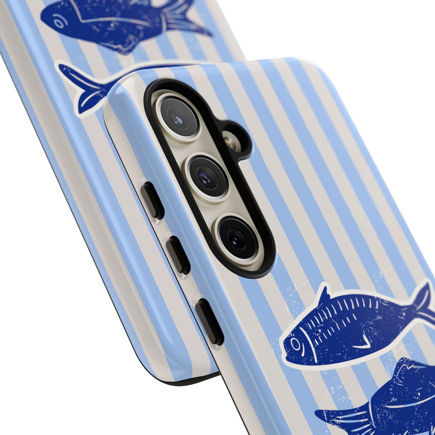 Nautical Blue Fish Phone Case