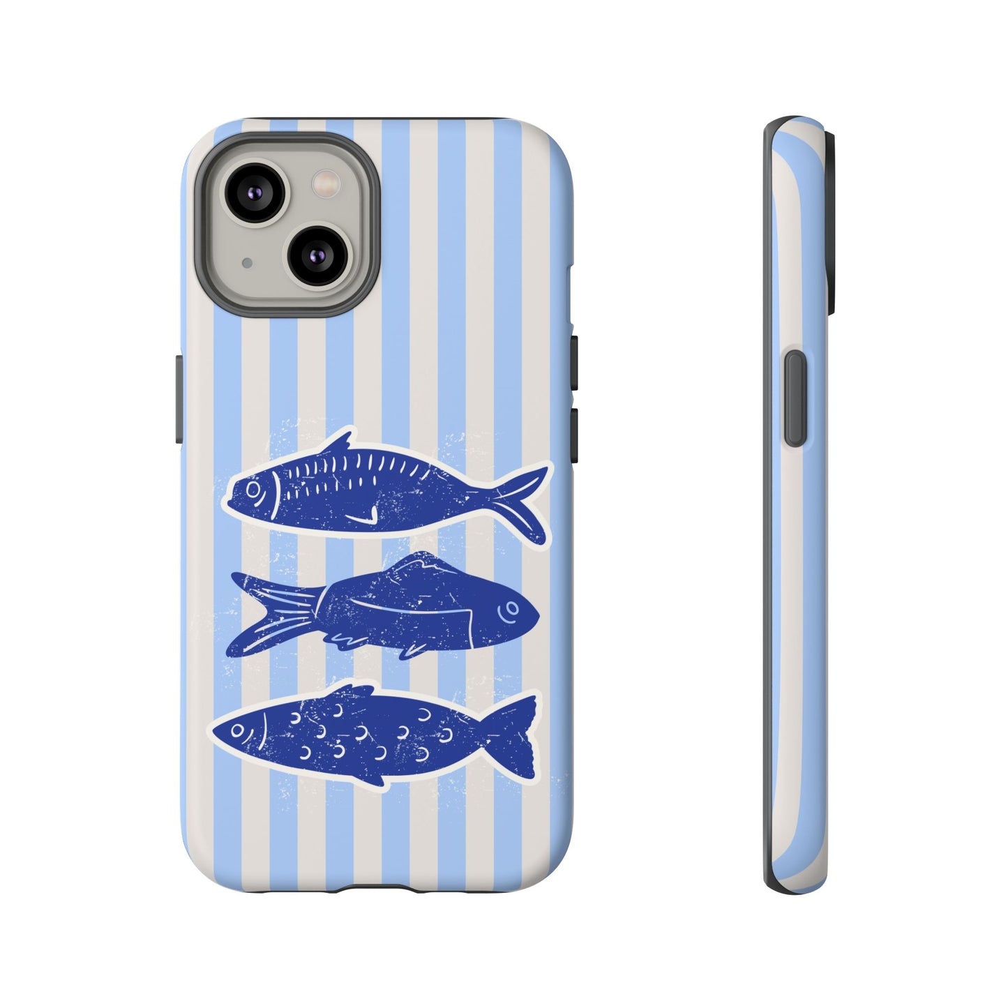 Nautical Blue Fish Phone Case