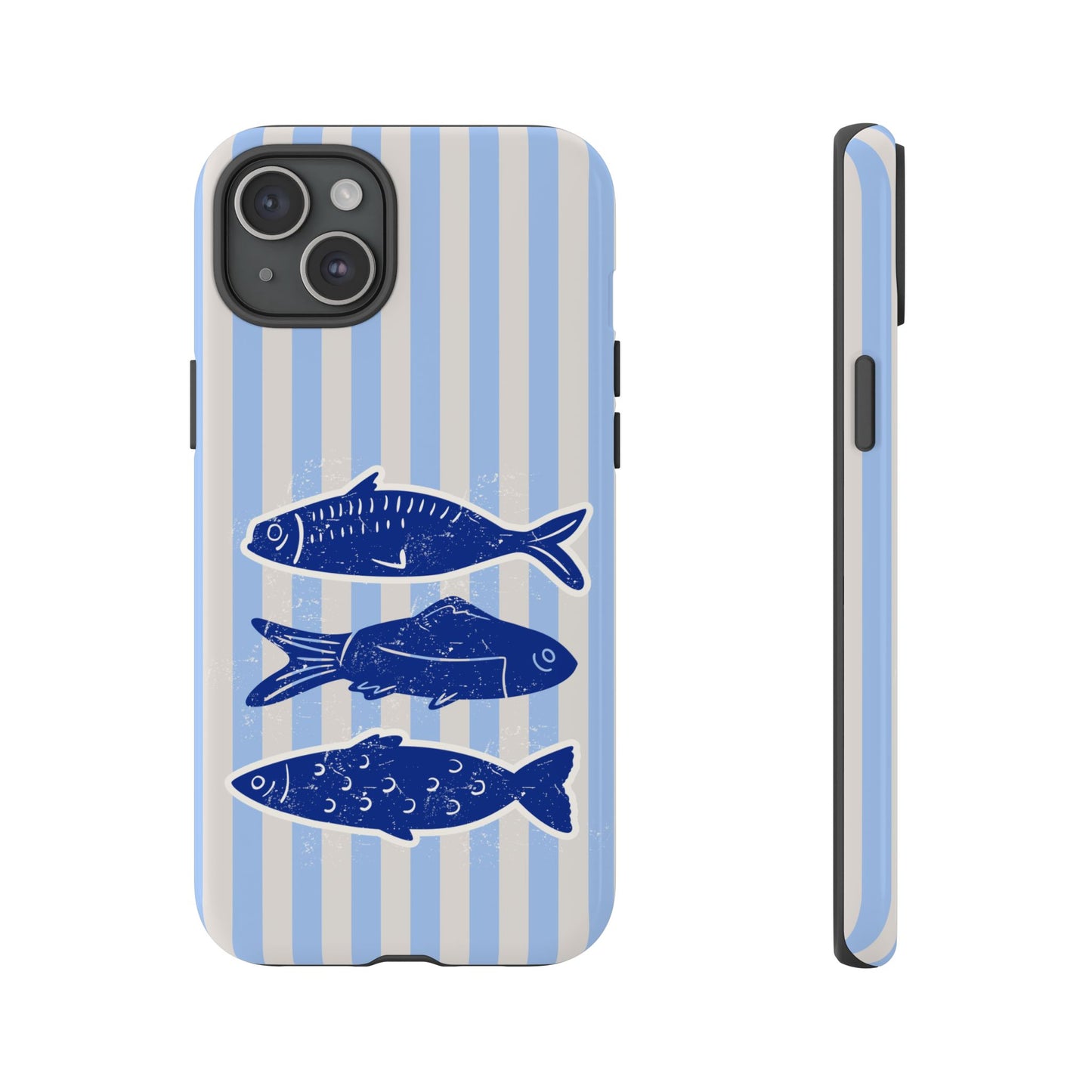 Nautical Blue Fish Phone Case