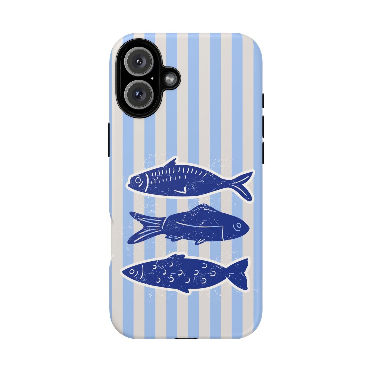Nautical Blue Fish Phone Case