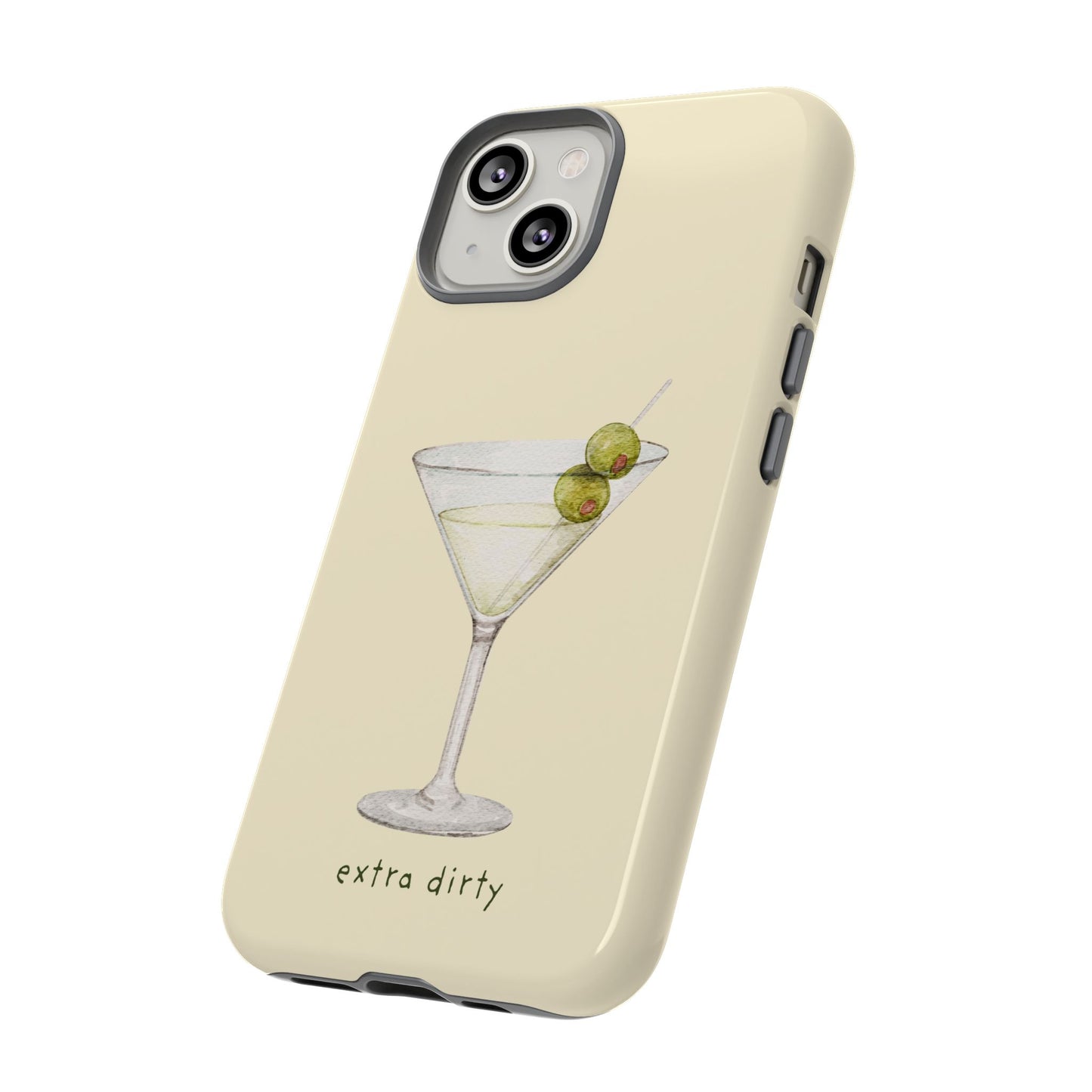Phone Case — 'Extra Dirty' Martini Graphic