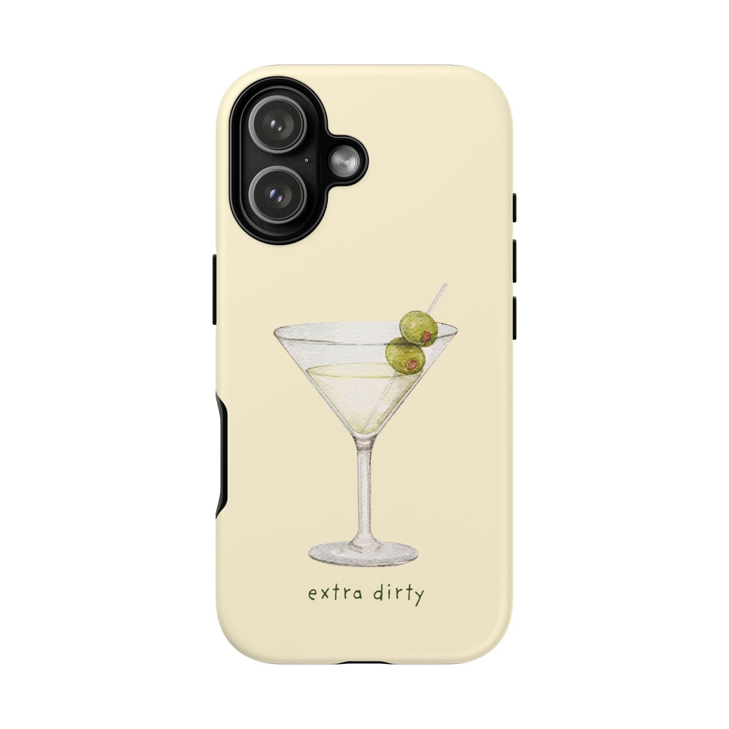 Phone Case — 'Extra Dirty' Martini Graphic