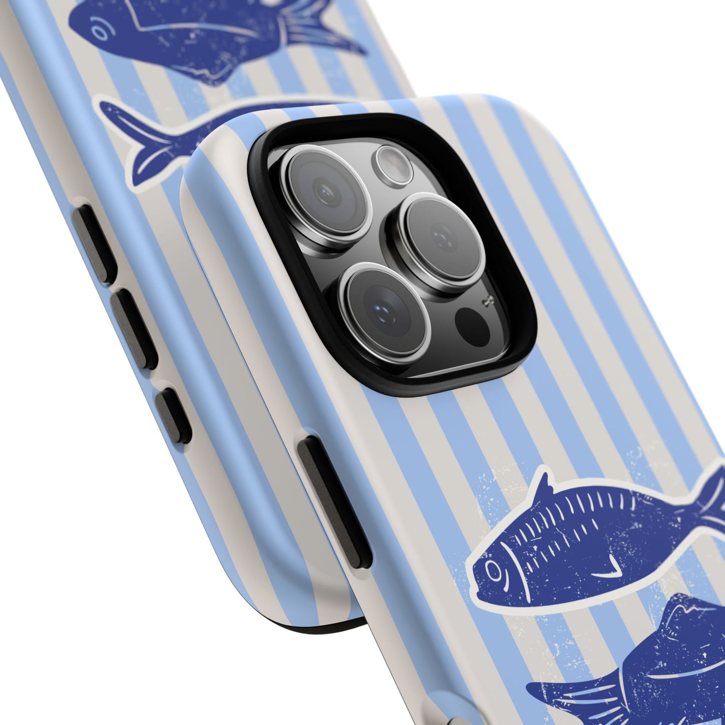 Nautical Blue Fish Phone Case
