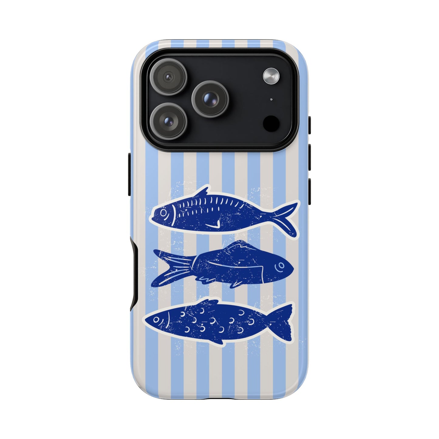 Nautical Blue Fish Phone Case