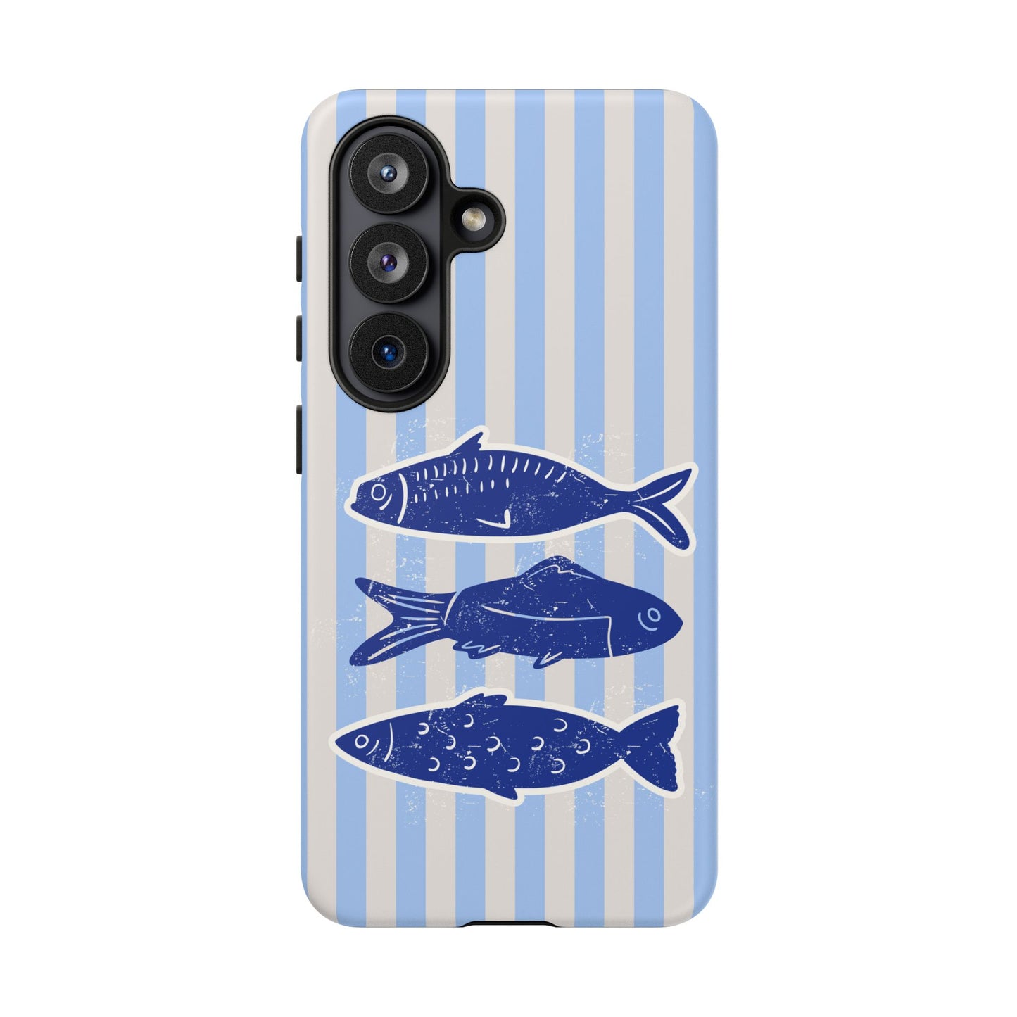 Nautical Blue Fish Phone Case