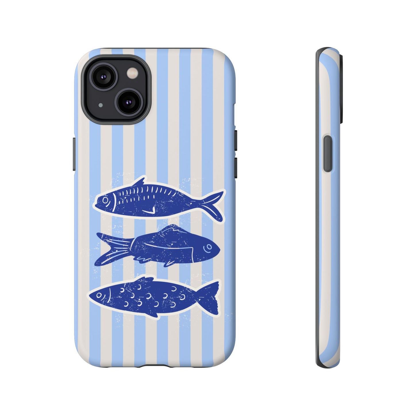 Nautical Blue Fish Phone Case