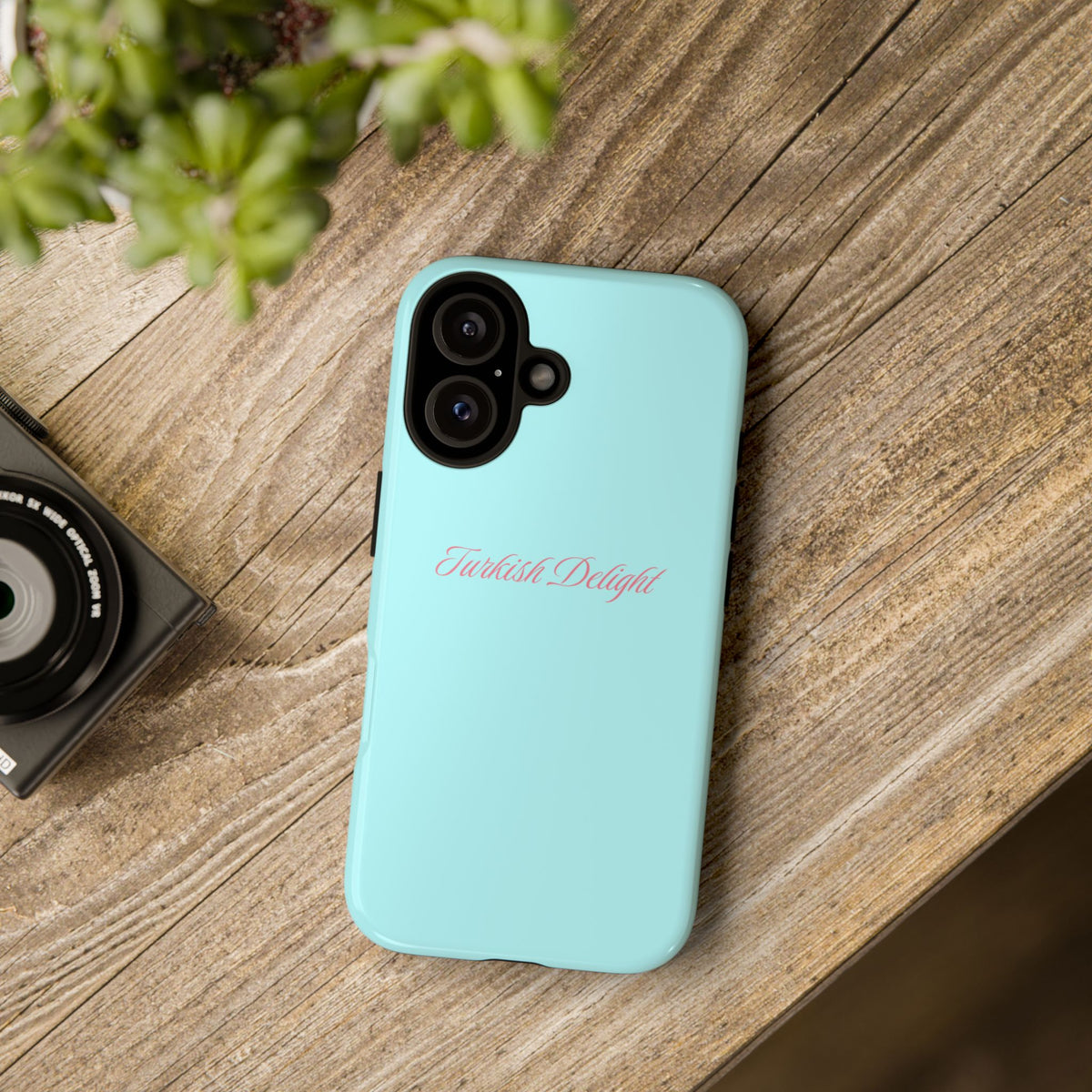 Turquoise 'Turkish Delight' Tough Phone Case — Slim Protective iPhone Case