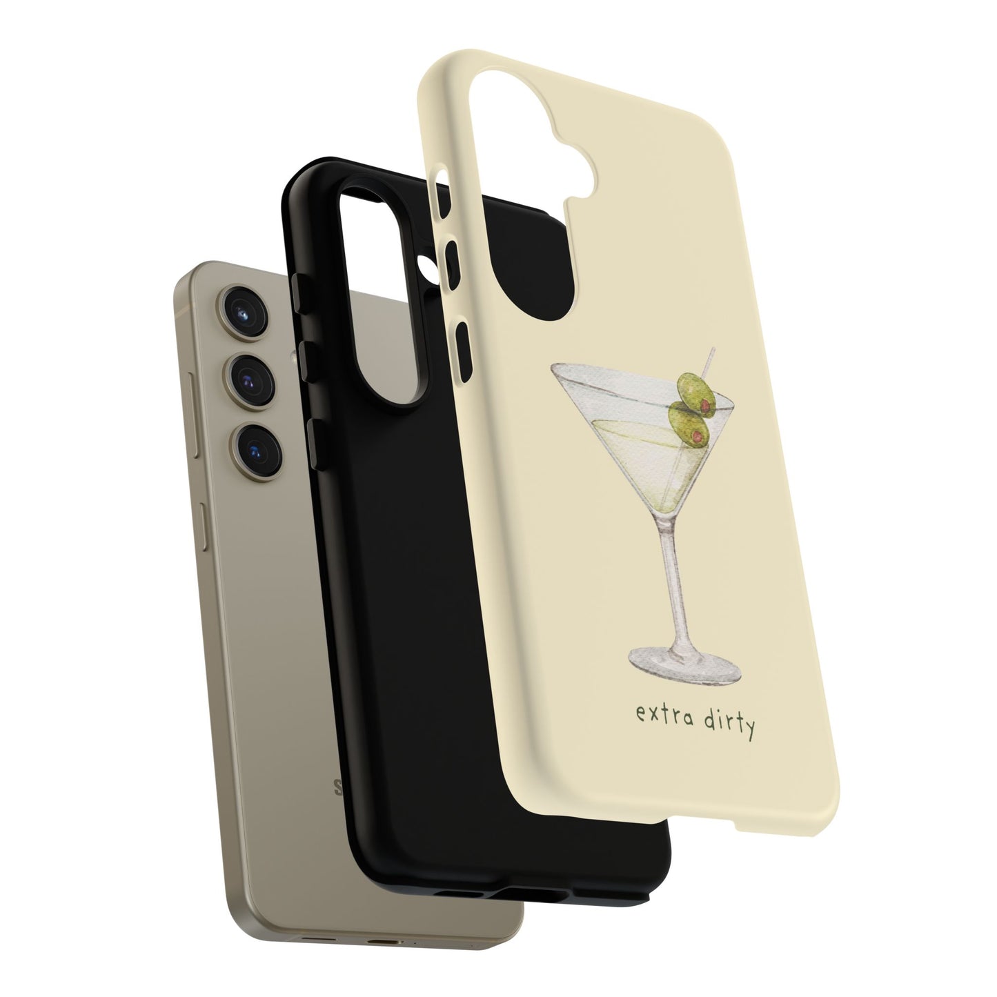 Phone Case — 'Extra Dirty' Martini Graphic