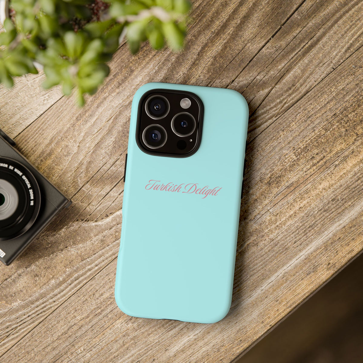 Turquoise 'Turkish Delight' Tough Phone Case — Slim Protective iPhone Case